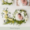 025-Floral Tangent - Newborn Baby Digital Background Backdrop
