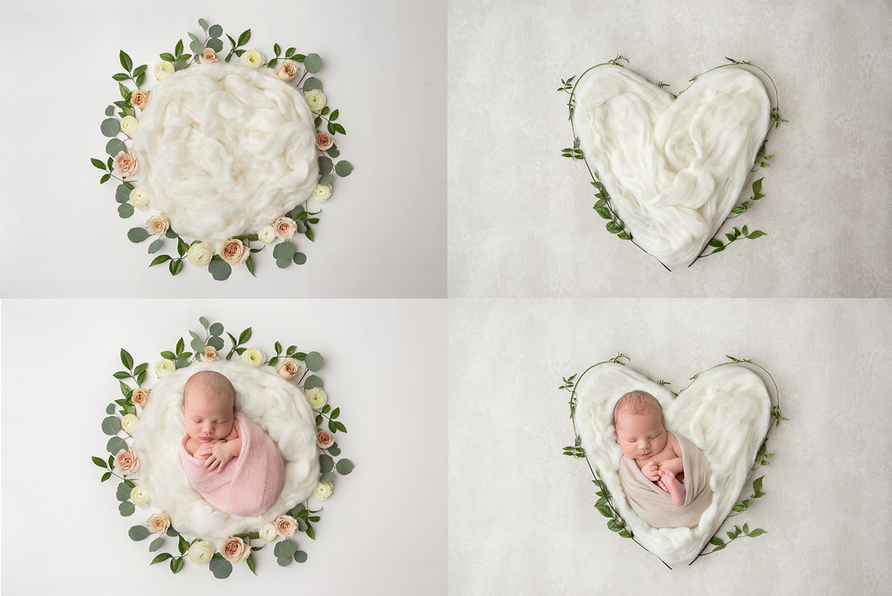 Newborn Baby Photography Prop Digital Backdrop for 
