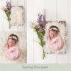 Newborn Digital Backdrop 046 - Spring Bouquet - Image 2